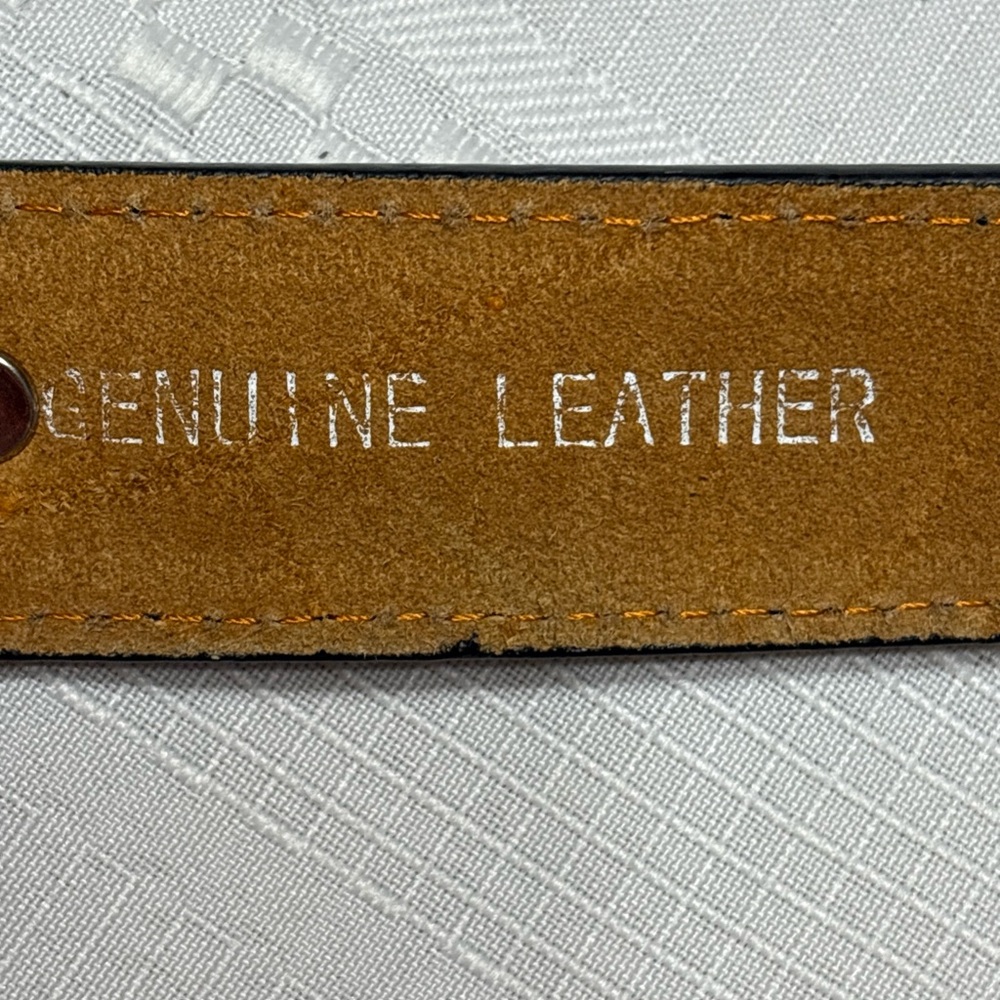 Genuine Leather Womens Western Belt  Casual Jeans Belts- Black Size 36 - Picture 7 of 7